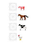 MAGNA-TILES Farm Animals 25-Piece Magnetic Construction Set, The ORIGINAL Magnetic Building Brand