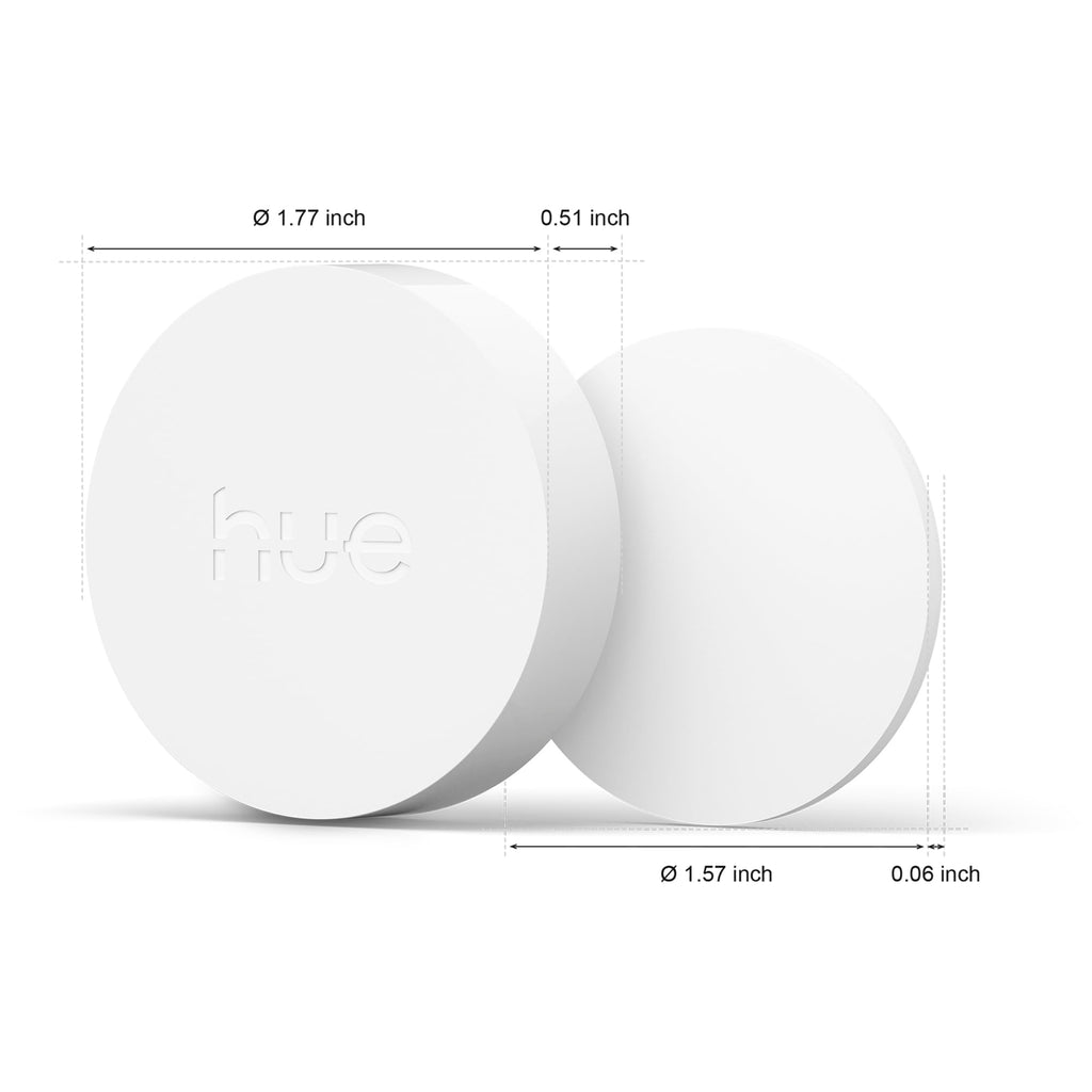 PHILIPS Hue Wireless Smart Light Switch Button, White, 1 Pack, Portable and Battery Powered, Smart Home Control, Requires Hue Bridge, Easy, No-Wire Installation