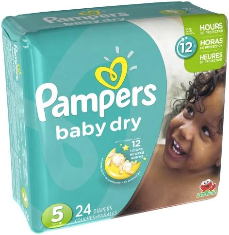 Pampers Baby Dry Diapers Size 5 Jumbo Pack, 24 ct
