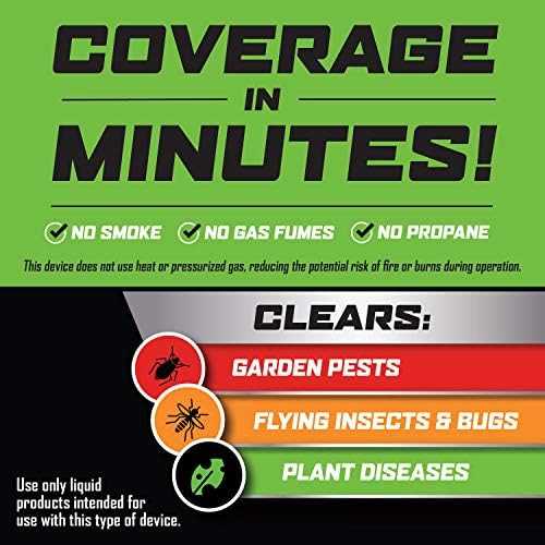 Ortho AllClear Power Mister - Rechargeable Battery-Powered Lawn and Garden Sprayer, No Propane, Sprays up to 15 ft. and Covers up to 20,000 sq. ft. Per Charge