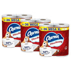 Charmin Ultra Strong Toilet Paper, 18 Mega XL Rolls = 108 Regular Rolls