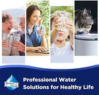 Membrane Solutions 20 Micron Sediment Water Filter Replacement Polypropylene Cartridge 10"x 2.5" for Whole House RO System, Compatible with Aqua-Pure AP110, GE FXUSC, WHKF-GD05, Culligan P5-6 Pack