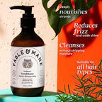 Fable & Mane HoliRoots Hydrating Shampoo & Coconut Oil Conditioner - Genuine Fable and Mane 8.5 FL oz