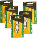 Safer Brand Zareba PARS-Z Poly Rope Connector, Silver, 5 Pack