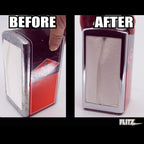 FLITZ Multi Purpose Metal Polish Liquid - 7.6oz USA-Made Tarnish Remover - For Aluminum, Chrome, Brass, Nickel, Silver - Non-Abrasive Cleaner & Restorer - Not for Patina or Electroplated Finishes