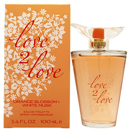 Coty Love2love Orange Blossom Plus White Musk Eau De Toilette Spray, 3.4 Ounce