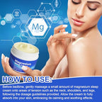 Magnesium Cream, Magnesium Oil Lotion for Sleep, Apply to Feet, Legs, Arms and Joint, Easy to Absorb