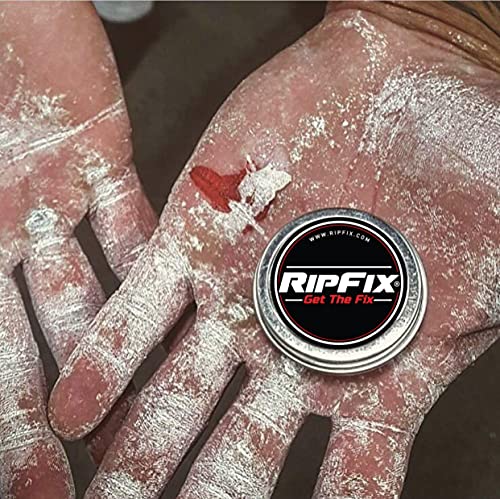 Hand Tear Repair - Rip Fix Stopper Balm for Gymnastics - Climbers Hand Balm - Wod Callus Hand Care - Climbing Hand Repair Balm Cream - Treatment for Cracked or Ripped Hands Classic 1.34 oz Tin