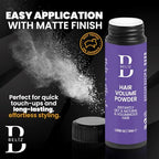 Styling Hair Powder - Volumizing & Texturizing - Styling Dust for Men & Women -Texture Powder - No Grease - Natural Matte Finish - Perfect for Fine - Thinning Hair - Vegan 1,06Oz/30gr
