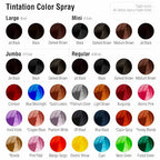 RED by Kiss Tintation Temporary Hair Color Spray, Extra Large Size, Instant Gray Root Cover Up, Water-Resistant, Smudge-Proof, Hairline & Barber Touch-Up, Quick Dry (Black, 11.5 OZ)