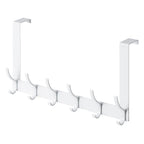 Over The Door Hooks,Door Hanger Hooks for Hanging (White, Fit 1-3/4" Doors)