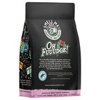 Bones Coffee Company Oh Fuudge! Flavored Coffee Beans, Whole Bean Coffee Medium Roast Low Acid, Pumpkin Spice Flavor (12 oz)