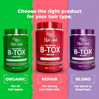 Ravenna Repair Hair B-tox -Cirugia Capilar para el Cabello, Formaldehyde-Free- B-tox Capilar Para El Cabello, Long Lasting Anti-Frizz, Smoothing, B-tox Hair Treatment 35.2 oz, 2 Pack
