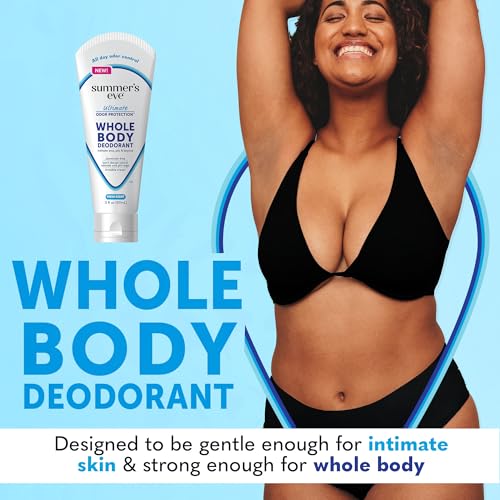 Summer's Eve, Whole Body Deodorant for Women, Ultimate Odor Control, Aluminum Free Deodorant, Fresh Scent, 3 Fl Oz