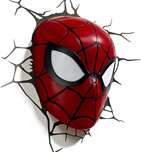 3DLightFX Marvel Spiderman Mask 3D Deco Light