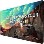 Custom Playmat for TCG Card Playing Game with Mat Bag Personalize Your Gaming Experience Different Playzones Design Options Non-Slip Surface for Pokemon MTG Yu-Gi-Oh Lorcana Card Game