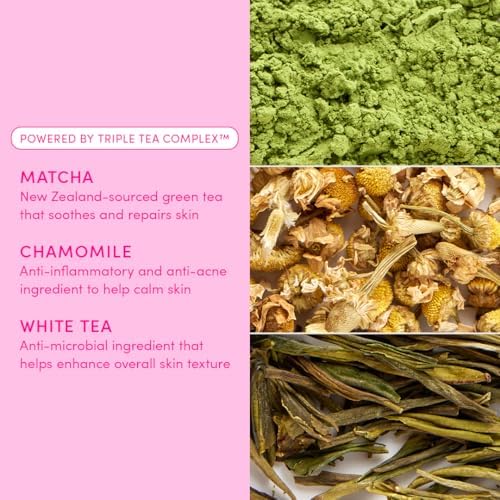 Evereden Balance Up Toner Pads for Face - Clean and Vegan Teen Water-Based Face Toner Pads with Green Tea, Chamomile, and White Tea for Oily and Pimple-Prone Skin - Balanced Skin & Clog-Free Pores