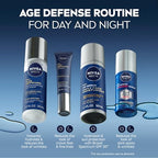 NIVEA MEN Age Defense Advanced Serum with Thiamidol (TM) and Hyaluronic Acid, Fast-Absorbing Face Serum Helps Reduce Look of Dark Spots, Fine Lines and Wrinkles, 1 Fl Oz Bottle