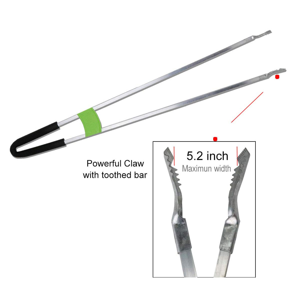 egoola Reacher Grabber Tool,Litter Pick Up Stick Lightweight Aluminium Rustproof,Trash Tong,Reaching Assist Tool for Elderly,Garden Nabber Plogging