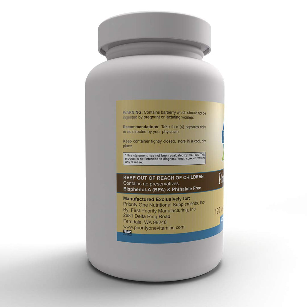 Priority One Vitamins Lipo Priority 120 Vegetarian Capsules - Nourishes an Already Healthy Liver Function with the Support of ayurvedic Herbs.*