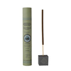 Nantucket Spider Mosquito Repellent Incense Sticks with Stone Holder, Woodland Scent, Outdoor Use Only, 90+ Minute Burn Time, Essential Oil Blend