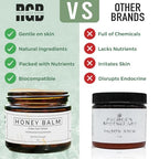 Tallow and Honey Balm, Handmade, Organic Body Butter, Grass-Fed Beef Tallow for Skin, All-Natural Moisturizer - 2 oz (Vanilla Orange)