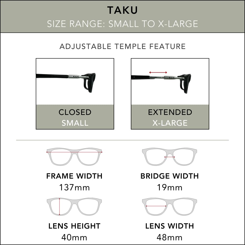 Clic Magnetic Reading Glasses for Men or Women, Soft Foldable Band, Computer Readers, Taku (S-XL, Havana, 2.50 Magnification)