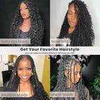 Dorsanee Water Wave Bulk Hair for Braiding 20 Inch 2 Bundles 200g Ginger Curly Braiding Hair for Boho Braids No Weft Wet and Wavy Braiding Hair Extensions (#350,100g/bundle)