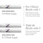 NULASTIN Shape Altering Eyebrow Serum - Brow Serum to Shape & Define - Improves the Appearance of Sparse Eyebrows for a Fuller Look - Enriched with Hair-Strengthening Ingredients (0.1 Fl Oz)