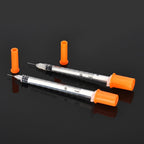 Syringes with Needle, 100 Pack U-100 1ml 31G 5/16" (8mm) Syringe