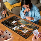 for MTG Game Playmat, for Magic TCG Rubber Play mat,Tabletop Card Playmats with Smooth Surface,Trading Card Inked Game Mat with New Zones,Battle Game,Unmanned Forest