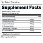 Bucked Up Six Point Creatine™ Six Types of Creatine - for Men and Women
