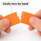 DOAY 3 Pack Orange Painters Tape - Masking Tape 1 Inch Wide - Multi-Surface, Smart Adhesion, Indoor & Outdoor - 270FT Total - Paint Tape for DIY, Labeling, Art, Car, General Purpose (#3910)