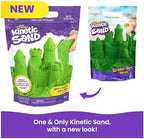 Kinetic Sand, 2.5lbs Green Play Sand, Moldable Sensory Toys for Kids, Resealable Bag (Packaging May Vary), for Ages 3 and up