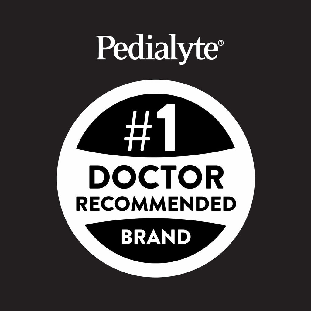 Pedialyte AdvancedCare Plus Electrolyte Hydration Drink, Has 33% More Electrolytes and Has PreActiv Prebiotics, Iced Grape, 1 Liter, Pack of 4
