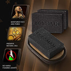 6 Pack Bossman Mens Bar Soap 4-in-1 All Natural Organic Beard Wash, Shampoo, Body Wash, Shaving and Bath Soap - Essential Beard Care, Scent- Eucalyptus and Tea Tree