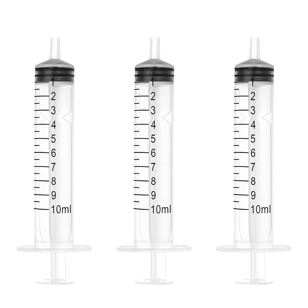 10cc Syringe Without Needle, Oral Syringe 10ml, （ 100Pack ）Sterile, Individually Wrapped