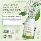 Nature's Trove L-Theanine 200mg Super Value Size - 365 Vegetarian Capsules