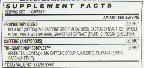 Stacker 3 Metabolizing Fat Burner with Chitosan, Capsules, 100Count Bottle