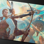 Ultra PRO - Final Fantasy x Universes Beyond Baltheir and Fran Playmat for Magic: The Gathering | Card Game Playmat, Final Fantasy Collectibles, Desk Mat Mousepad