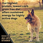 Victor Super Premium Dog Food – Grain Free Ultra Pro Dry Dog Food – High Protein, Low Carb Dog Food for Active Dogs – 42% Protein Dog Food for Sporting Dogs of All Breeds & Sizes, 5 lb