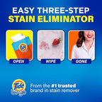 Tide To Go Stain Remover Wipes for Clothes, Instant Laundry Travel Stain & Spot Remover, 3 Pack, (30 Wipes Total)