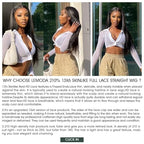 Lemoda 210% Density Full 13x6 SKINLIKE Real HD Lace Frontal Wigs Straight 13x6 Full Lace Frontal Virgin Human Hair Wigs Invisible 0.1mm Ultra-thin Knots Frayed Ends Lace Wig 20Inch