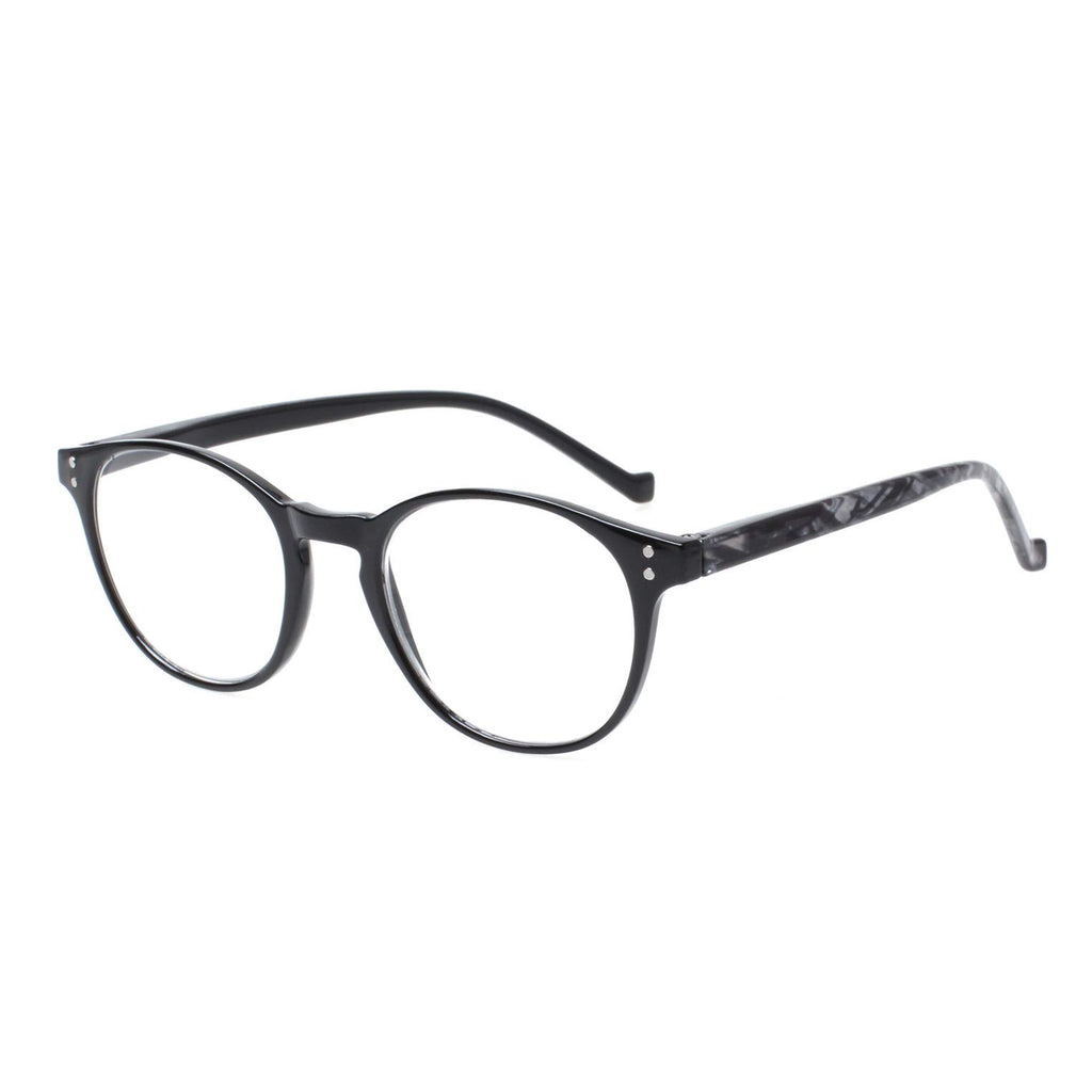 NORPERWIS 5 Pairs Reading Glasses - Standard Fit Spring Hinge Readers Glasses for Men and Women (Black Purple Red Blue Brown, 2.50)