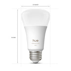 Philips Hue Smart LED A19 Bulb 1-Pack, White & Color Ambiance, E26 Base, 7.2W, Full Spectrum Light 1000K-20000K, 810 Lumens, Dimmable, Works with Alexa, Google, & Apple Home