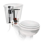 Fluidmaster 400AKRP10 Universal, All In One, Complete Toilet Tank Repair Kit For 2-Inch Flush Valve Toilets