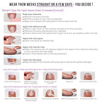 BTArtbox Press on Toenails Short, Nude Chrome Toe Nail Press Ons Square, Light Weight Glazed Press on Toe Nails with Glue, Fake Toenails in 16 Sizes- 32 Toenails Kit, Ethereal Charm