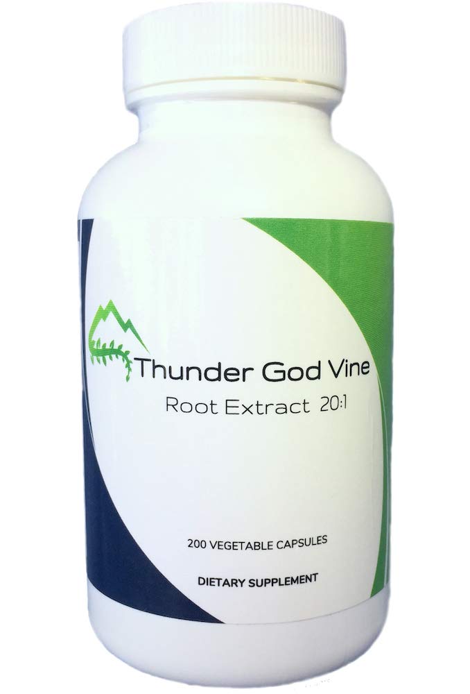 Shining Solace Thunder God Vine Root Extract | Tripterygium wilfordii | 20:1 Concentration | 200 x 100mg Vegan Capsules | Made in USA