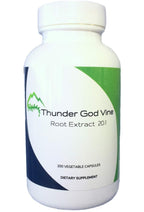 Shining Solace Thunder God Vine Root Extract | Tripterygium wilfordii | 20:1 Concentration | 200 x 100mg Vegan Capsules | Made in USA