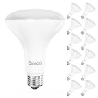 Sunco 12 Pack BR30 LED Bulb, Recessed Can Light Bulbs, Indoor Flood Lighting, 1600 LM, 16W (100W Equivalent) 4000K Cool White, E26 Medium Base, Dimmable UL